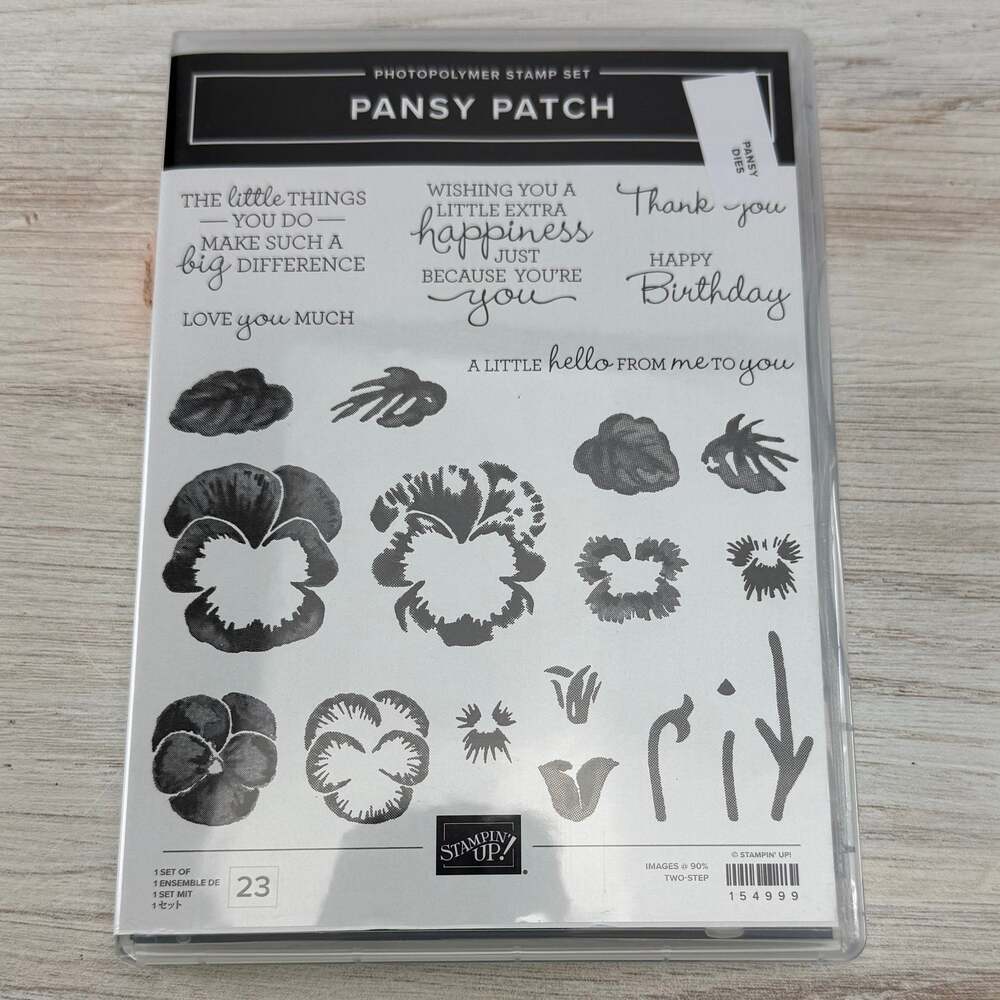 Stampin' Up! - Pansy Patch + Dies